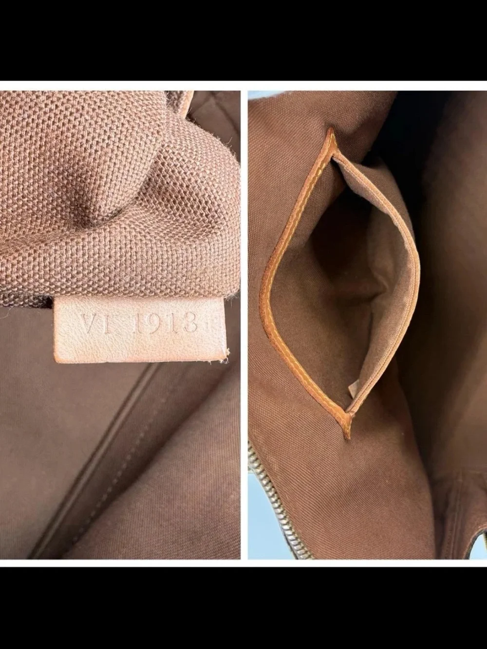 Louis Vuitton Monogram Canvas Satchel with Tan Vachetta Accents